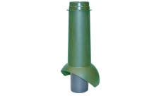 Выход канализации Krovent Pipe-VT 110 изолированный зеленый