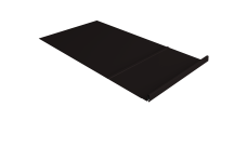 Элемент обхода Кликфальц Pro правый 0,5 Satin Matt RAL 9005 черный