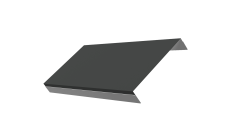 Ламель обратная 150 забора жалюзи Texas Grand Line 0,5 Satin RAL 7016 антрацитово-серый