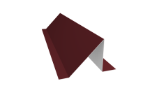 Планка снегозадержания Grand Line 0,45 PE lite с пленкой RAL 3005 красное вино (3м)