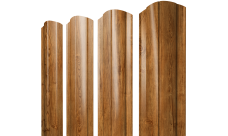 Штакетник Круглый фигурный 0,45 Print-Double Elite Golden Wood