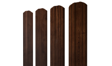 Штакетник Twin фигурный 0,45 Print Premium Cherry Wood Fresh TwinColor