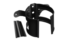 Кронштейн трубы на дерево GL PU 90 мм RAL 9005 черный