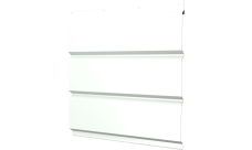 Софит металлический Классик v01 Grand Line без перфорации 0,45 PE-Double с пленкой RAL 9003 сигнальный белый