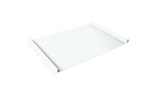 Кликфальц Grand Line 0,45 Drap с пленкой на замках RAL 9003 сигнальный белый