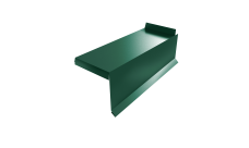 Планка торцевая сегментная Квадро профи Правая 0,45 Drap TX RAL 6005 зеленый мох
