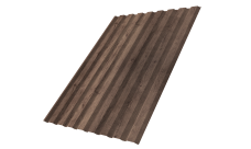 Профнастил С20A 0,45 Print Premium Almond Wood Fresh