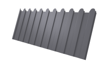 Профнастил С8A v01 фигурный 0,45 PE RAL 7004 сигнальный серый