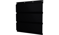 Софит металлический Классик v01 Grand Line без перфорации 0,45 PE-Double с пленкой RAL 9005 черный