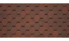 Черепица гибкая Tegola Veneto nocciola 418 (коричневый фундук)