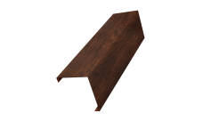 Декоративная накладка на столб универсальная угловая 60х60 для забора жалюзи 0,45 Print Premium Cherry Wood Dark FTC (2м)