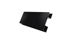 Планка H-образная стыковочная сложная Grand Line 0,5 Satin Matt RAL 9005 черный (2м)