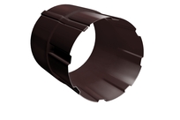 Соединитель трубы Grand Line PU 90 мм RAL 8017 шоколад