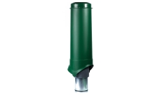 Выход вентиляции Krovent Pipe-VT 125/700 изолированный зеленый