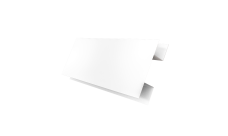 Планка H-образная Экобрус Grand Line 0,4 ПЭ с пленкой RAL 9003 сигнальный белый (2м)