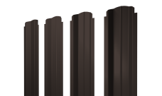 Штакетник П-образный B фигурный 0,5 Atlas X RR 32 темно-коричневый