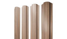 Штакетник Прямоугольный фигурный 0,45 Print Elite Honey Wood TwinColor