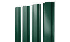 Штакетник Прямоугольный с прямым резом 0,5 Satin Matt TX RAL 6005 зеленый мох