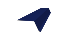 Планка капельник 100х55 0,45 PE с пленкой RAL 5002 ультрамариново-синий (2м)