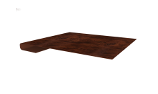 Планка завершающая 0,45 Print Elite Cherry Wood TwinColor (2м)