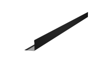 Уголок пристеночный 19х19 (3 м) черный