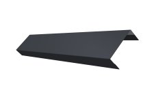 Ламель лицевая 50 забора жалюзи Texas Grand Line 0,5 Satin RAL 7024 мокрый асфальт