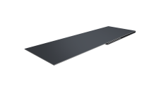 Планка финишная 48х25 Grand Line 0,45 Drap-double TX RAL 7024 мокрый асфальт (3м)