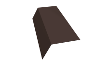 Планка карнизная 120х80 Grand Line 0,5 Satin Matt TX RR 32 темно-коричневый (2м)