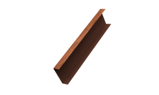 Декоративная накладка на столб универсальная 80х80 для забора жалюзи 0,45 Print Premium Rowan Wood Intense FTC (2,5м)