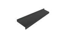 Отлив простой 150 Grand Line 0,5 Rooftop Бархат RAL 7016 антрацитово-серый (2м)