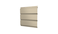 Софит металлический Grand Line без перфорации 0,45 Print Elite с пленкой Milky Wood TwinColor