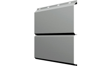 ЭкоБрус Grand Line 0,45 PE с пленкой RAL 9006 бело-алюминиевый