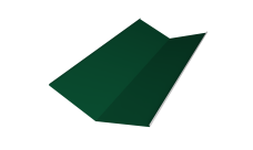 Планка ендовы нижней 300х300 0,4 PE с пленкой RAL 6005 зеленый мох (2м)