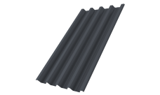 Профнастил Н60R v01 Grand Line 0,5 Satin Matt RAL 7024 мокрый асфальт