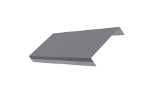 Ламель обратная 125 забора жалюзи Техас Grand Line 0,5 Satin RAL 7004 сигнальный серый