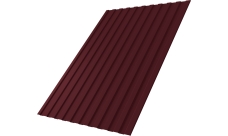 Профнастил С8A v01 Grand Line 0,5 Satin Matt TX RAL 3005 красное вино