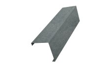 Декоративная накладка на столб универсальная угловая 62х55 для забора жалюзи 0,7 Zn (2,5м)