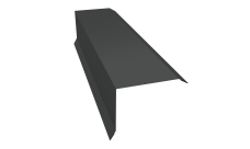 Планка торцевая 80х100 0,5 Satin Matt TX RAL 7016 антрацитово-серый (2м)