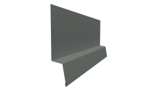 Планка начальная фальц Grand Line 0,45 PE с пленкой RAL 7005 мышино-серый (2м)