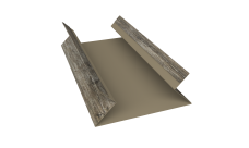 Планка угла внутреннего составная верхняя 0,45 Print Elite Nordic Wood TwinColor (2м)