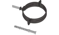 Хомут трубы на кирпич Grand Line PE 100 мм RR 32 темно-коричневый