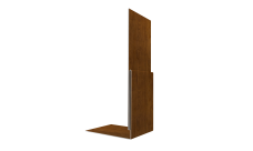 Планка приемная оконная Grand Line 0,45 Print-Double Elite Golden Wood (2м)