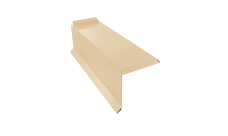 Планка торцевая сегментная 30мм Grand Line Левая 0,45 Drap TX RAL 1015 светлая слоновая кость