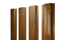 Штакетник П-образный A с прямым резом 0,45 Print-Double Elite Golden Wood