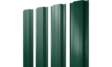 Штакетник Прямоугольный с прямым резом Grand Line 0,45 Drap RAL 6005 зеленый мох