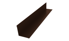 Угол внутренний 30х30 Grand Line 0,45 PE lite с пленкой RAL 8017 шоколад (2м)