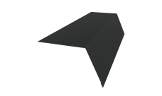 Планка карнизная широкая 100х85 Grand Line 0,5 Satin Matt RAL 7016 антрацитово-серый (2м)