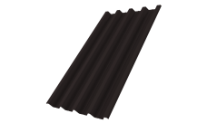 Профнастил Н60R v01 Grand Line 0,5 Velur X RAL 9005 черный