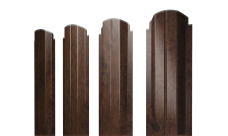 Штакетник П-образный A фигурный 0,45 Print-Double Elite Antique Wood