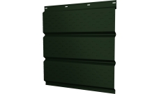 Софит металлический Классик v01 Grand Line полная перфорация 0,5 Satin Matt TX с пленкой RAL 6020 хромовая зелень